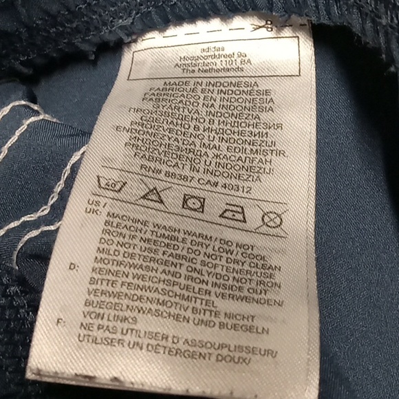 Women's Adidas Prime Green Aeroready Short XL Blue - Picture 6 of 7